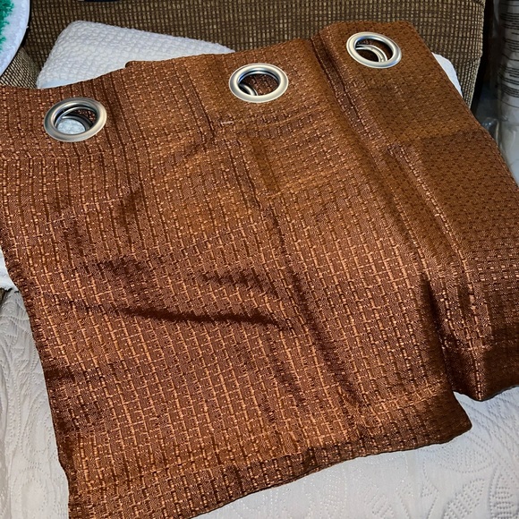 NWT Set of Two Valances 54x17 Burnt Orange from Kohls - Picture 1 of 4